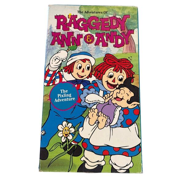 CBS Video Other - Vtg The Adventures of Raggedy Ann & Andy The Pixling Adventure OOP slipcover